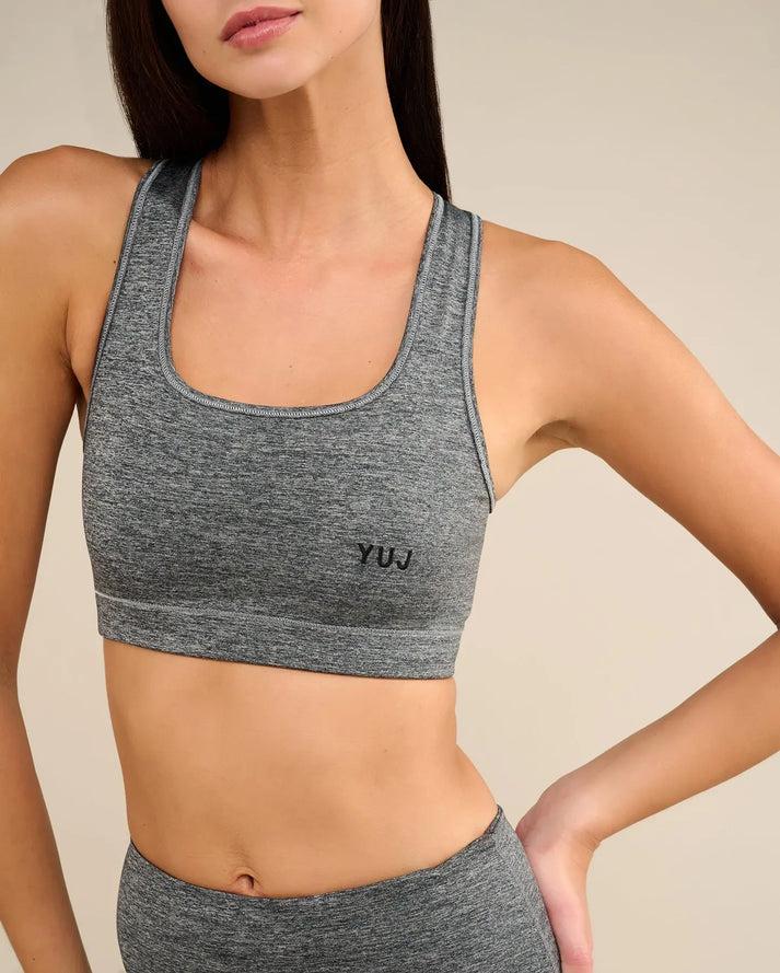 Yuj Paris Brassière De Yoga Gris Chiné AJNA - YUJ Paris