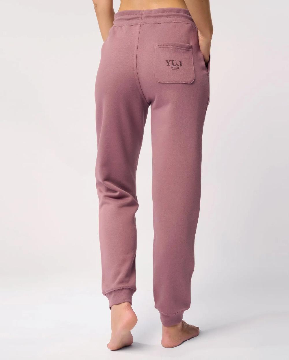 yuj paris Jogging unisexe YOGA CLUB burgundy - YUJ Paris