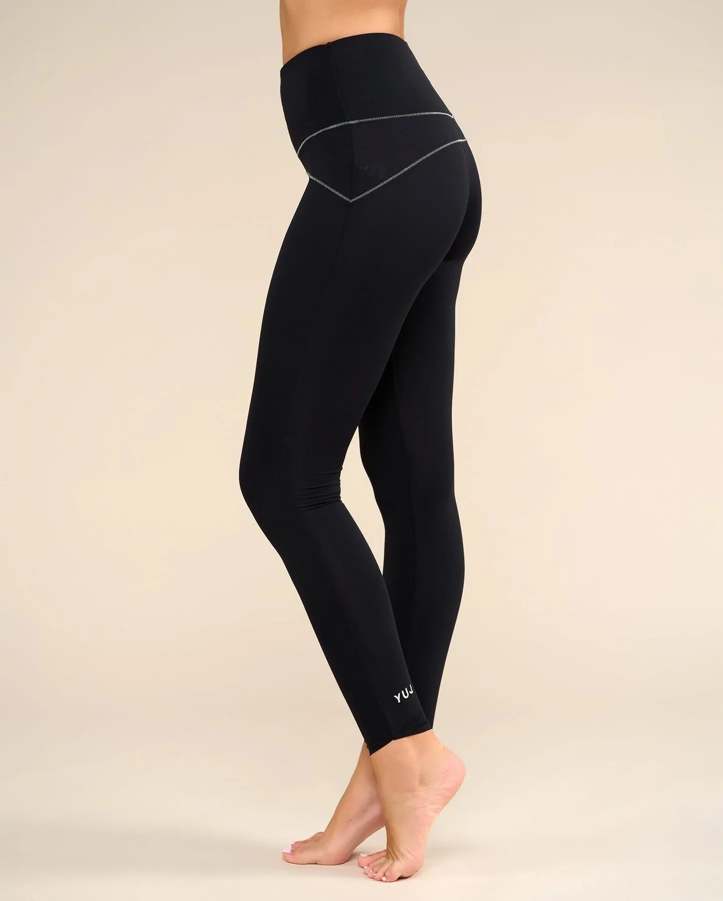 yuj paris Legging de yoga noir/silver MULADHARA - YUJ Paris