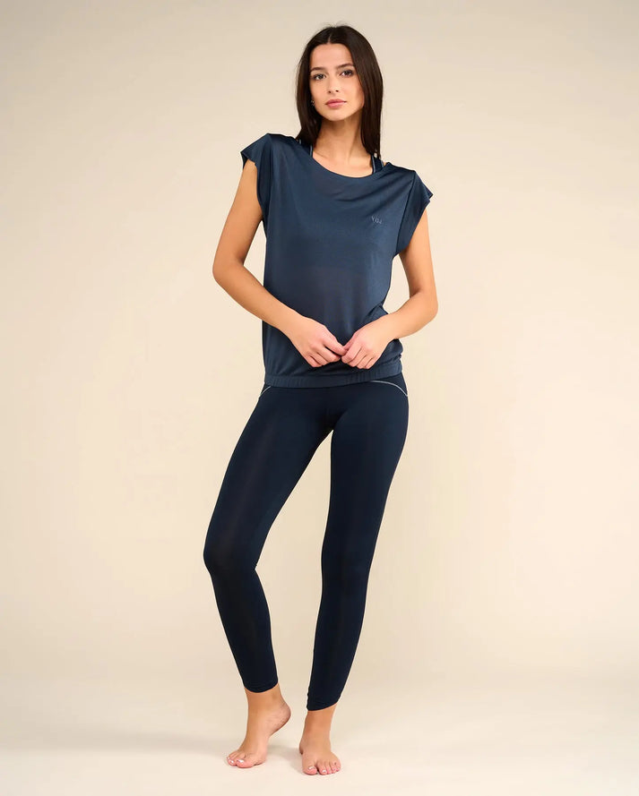 Yuj Paris T-shirt De Yoga Ash Blue SOFTEE - YUJ Paris