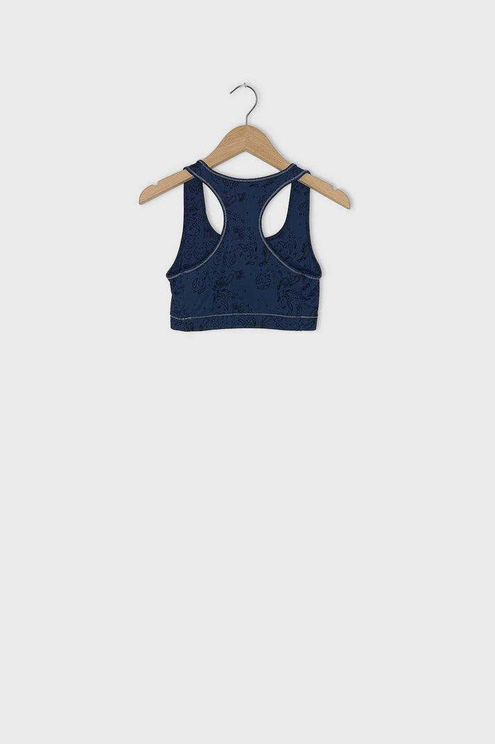 Yuj Paris # Brassière BANDANA BLUE // Taille XS