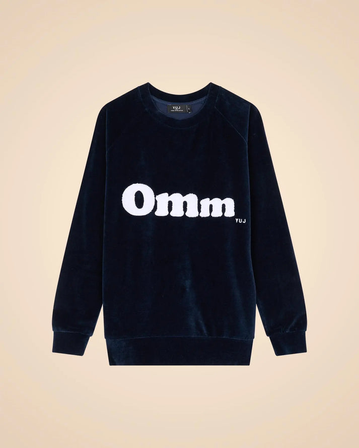 Yuj Paris Sweat Navy OMM VELVET - YUJ Paris