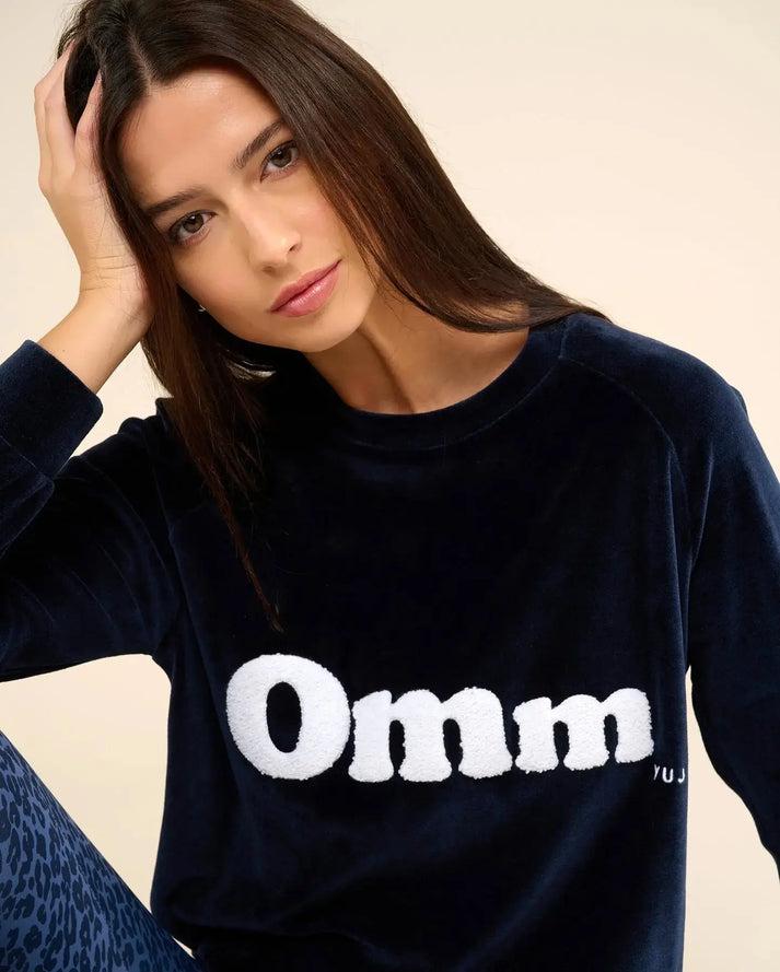 Yuj Paris Sweat Navy OMM VELVET - YUJ Paris