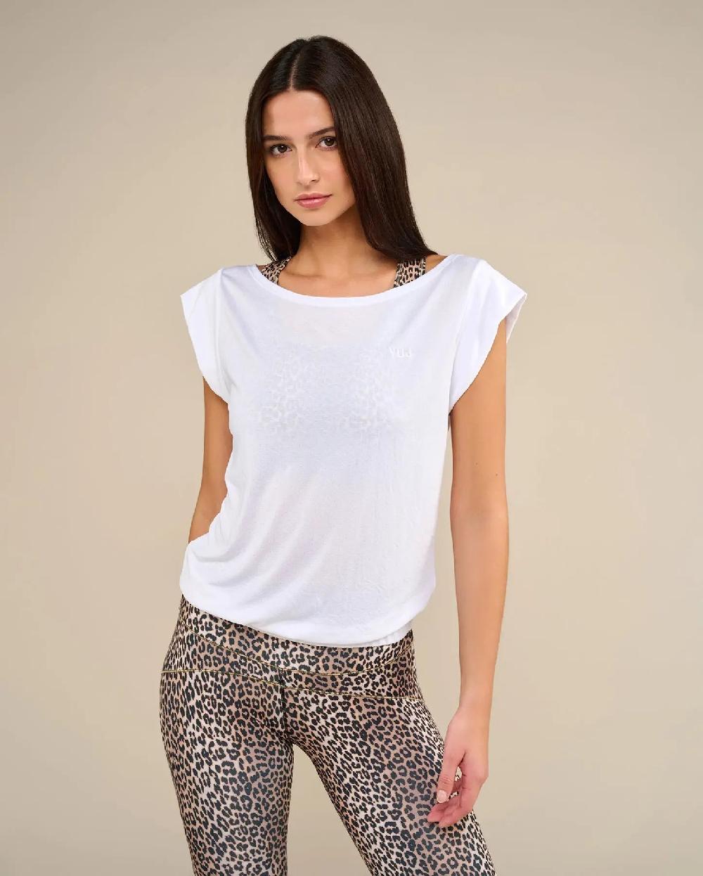 yuj paris T-shirt de yoga blanc SOFTEE - YUJ Paris