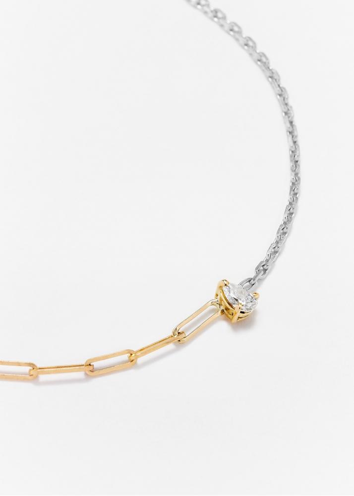 Yvonne Léon Bracelet Solitaire Diamant Poire Gm 2 Ors