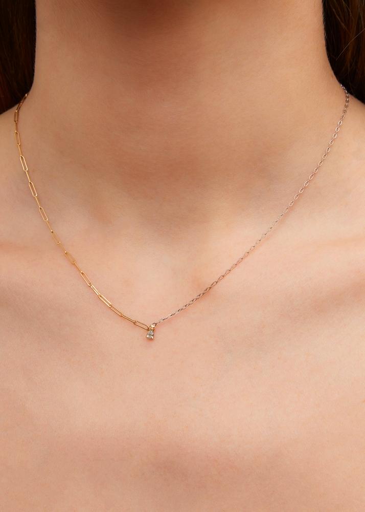 Yvonne Léon Collier Solitaire Diamant Poire Pm 2 Ors