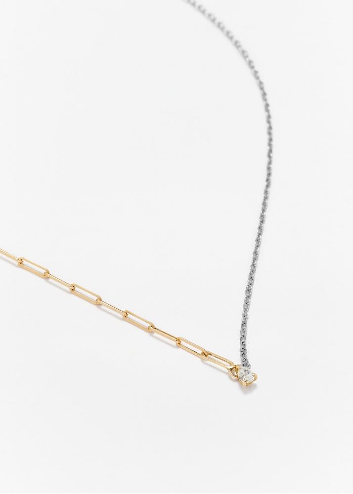 Yvonne Léon Collier Solitaire Diamant Poire Pm 2 Ors