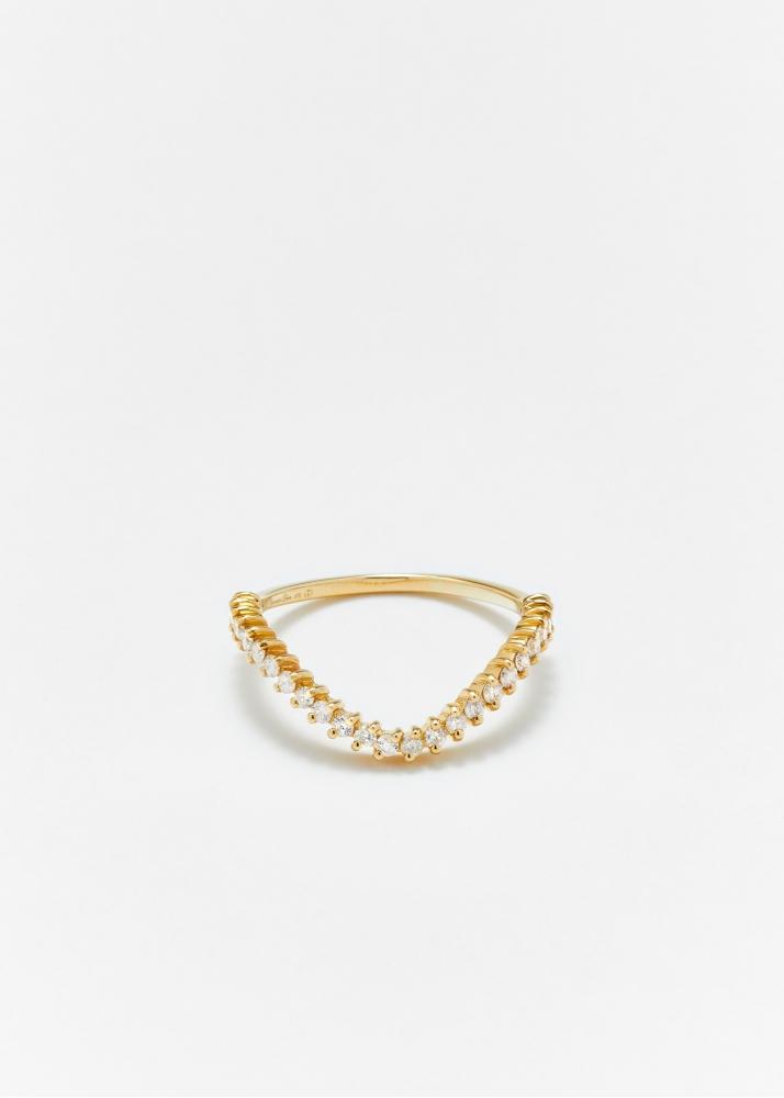 yvonne léon alliance mini vague or jaune