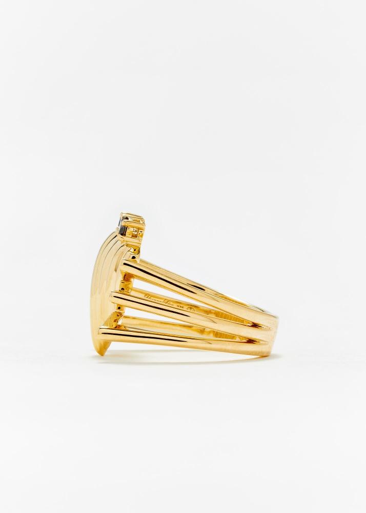 Yvonne Léon Bague Crabe Coquillage Or Jaune