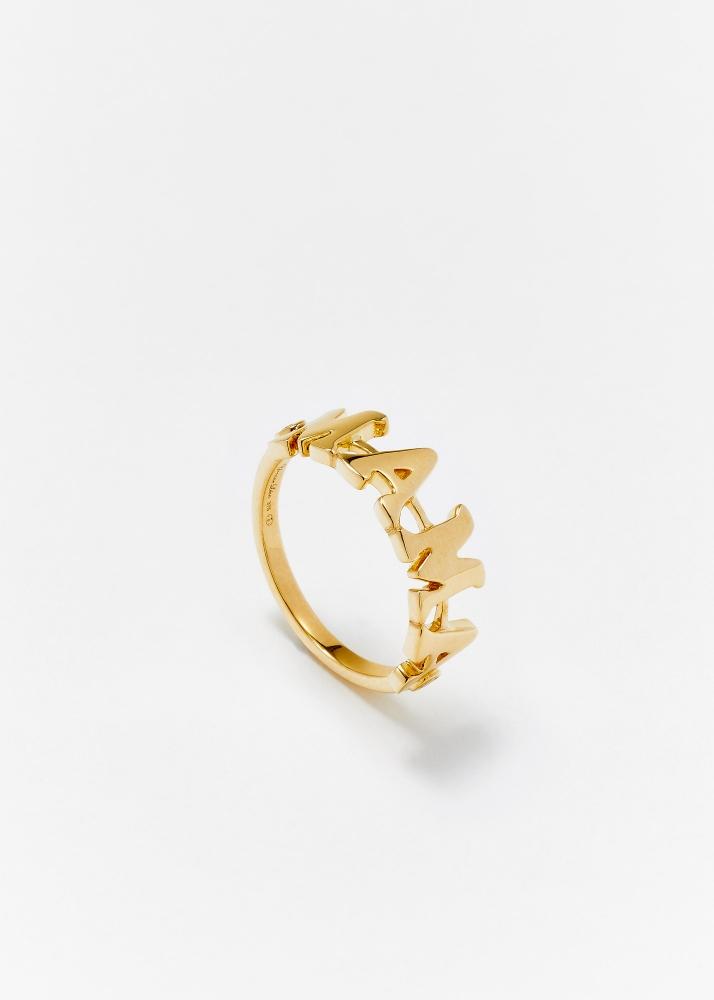 Yvonne Léon Bague Mama Or Jaune