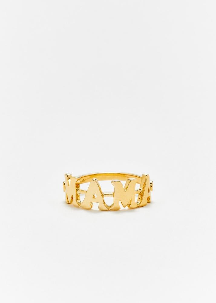 yvonne léon bague mama or jaune