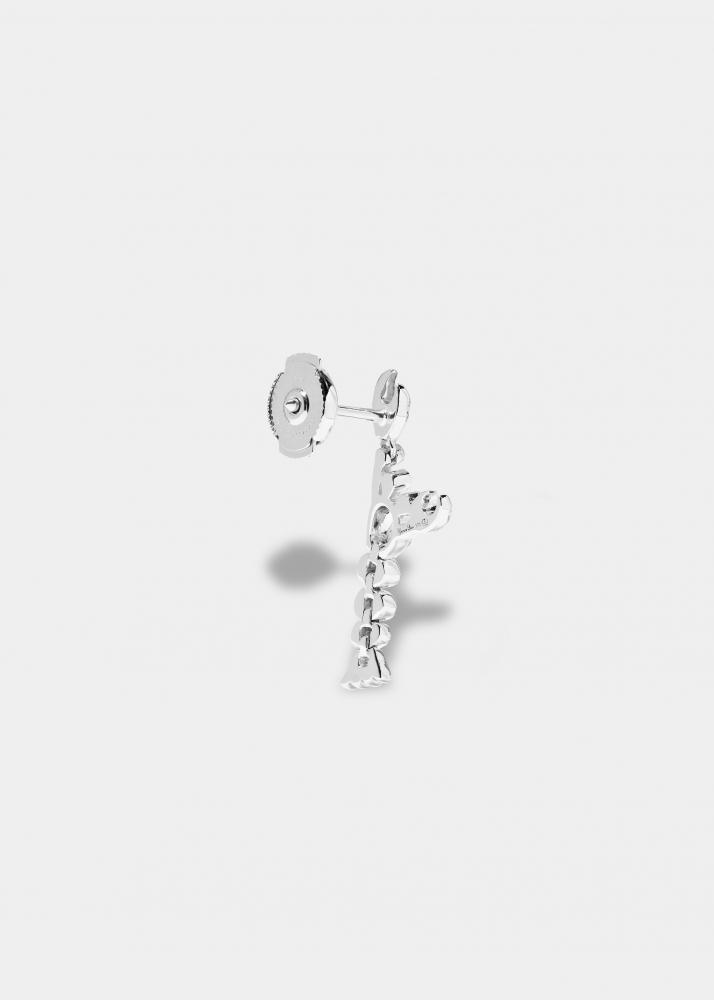 Yvonne Léon Boucle D'oreille Mini Homard Or Blanc