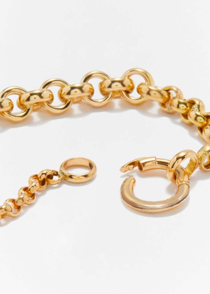 Yvonne Léon Bracelet Jaseron Or Jaune