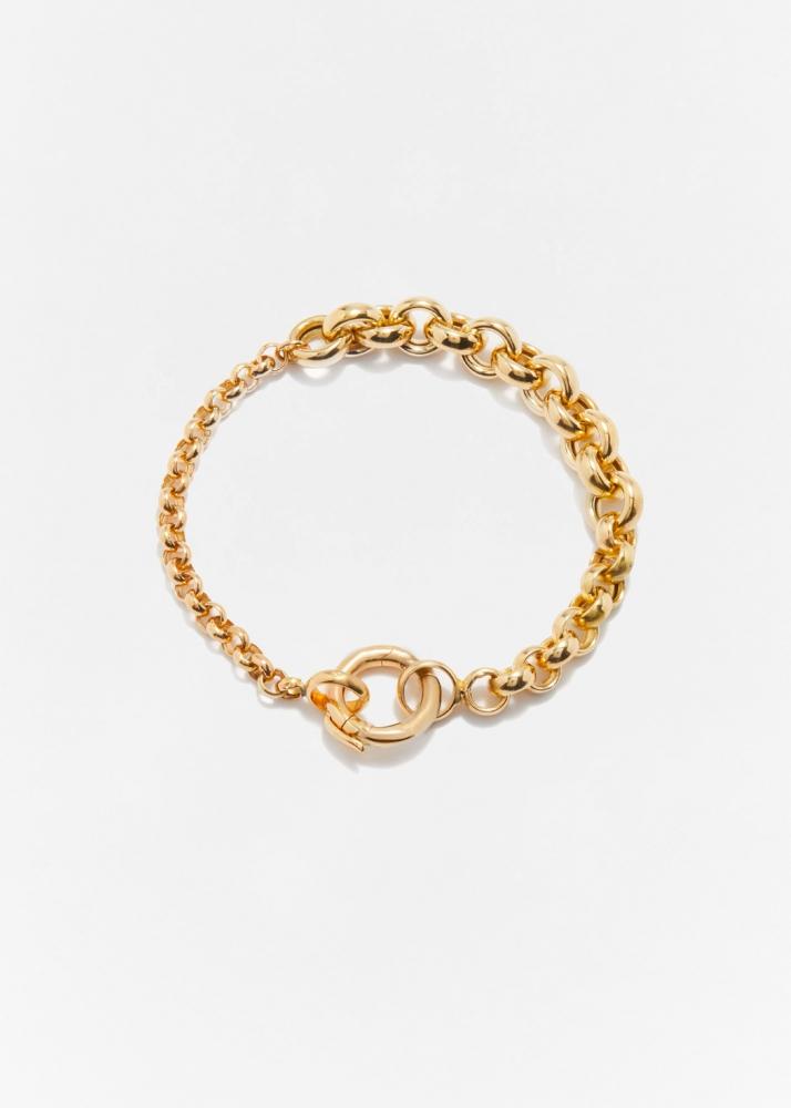 yvonne léon bracelet jaseron or jaune