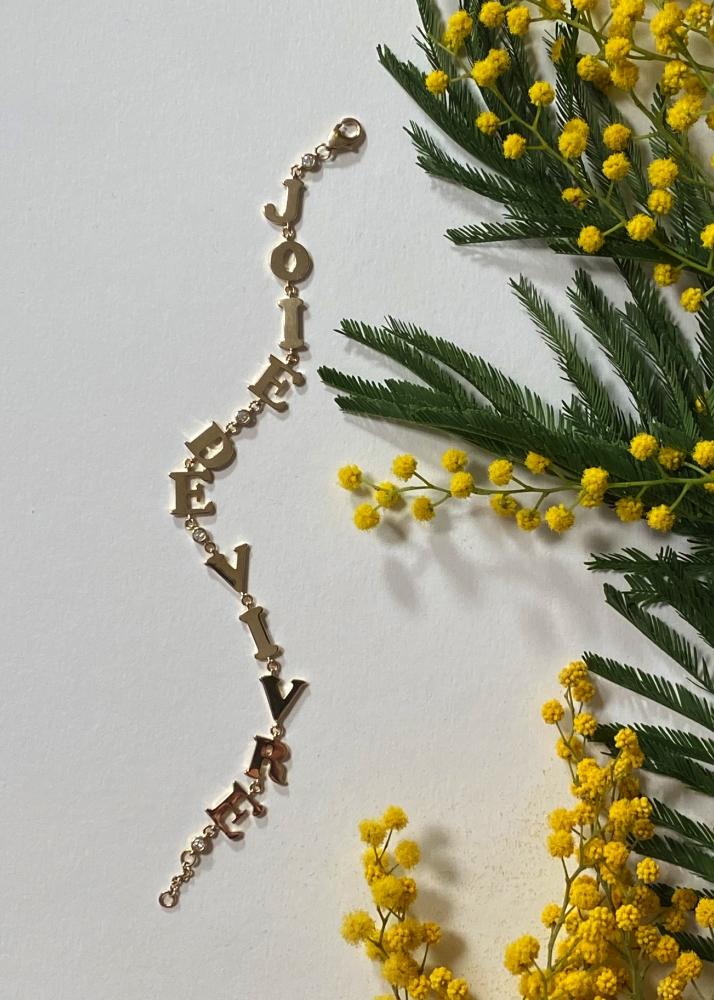 Yvonne Léon Bracelet Joie De Vivre Or Jaune