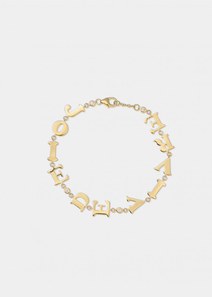 yvonne léon bracelet joie de vivre or jaune
