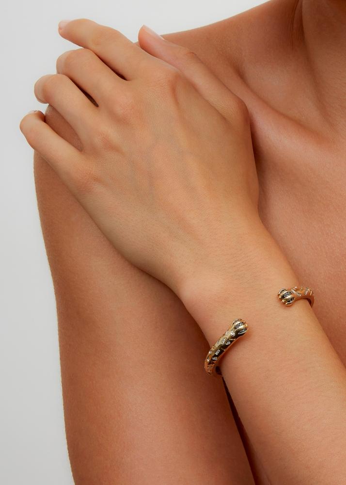 Yvonne Léon Bracelet Jonc "papatte" Or Jaune