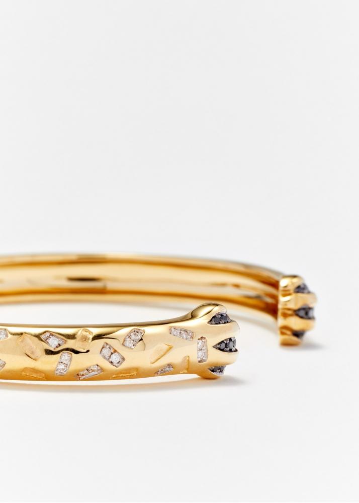 Yvonne Léon Bracelet Jonc "papatte" Or Jaune