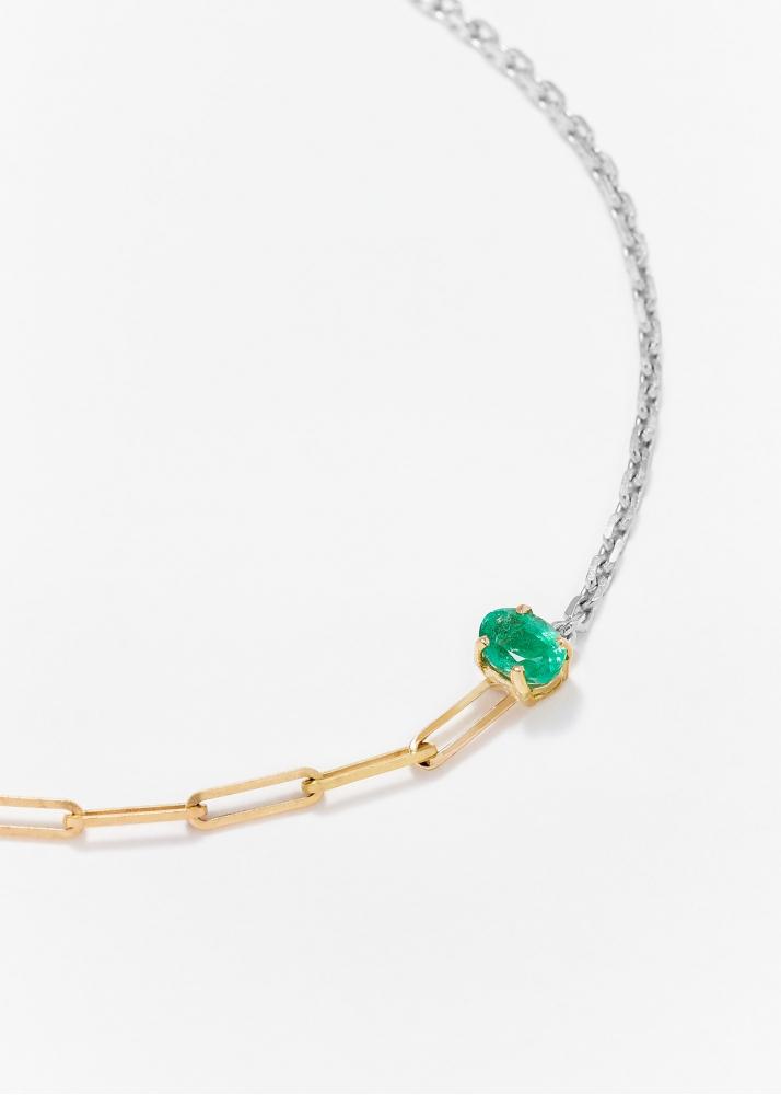 Yvonne Léon Bracelet Solitaire émeraude Gm 2 Ors
