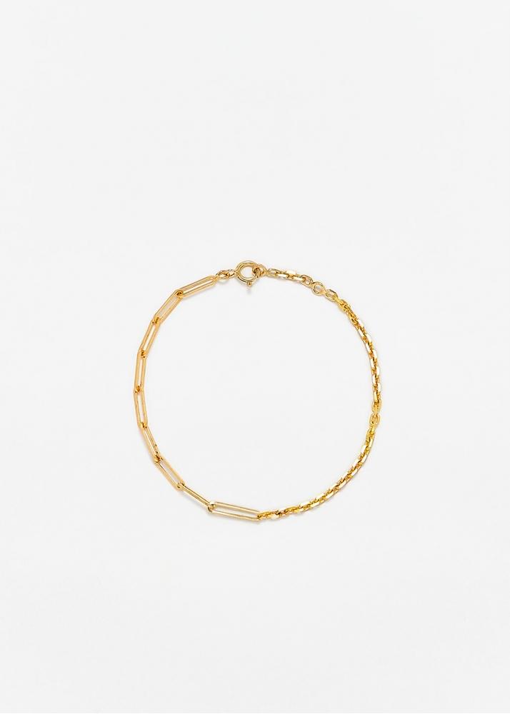 yvonne léon bracelet solitaire nu gm or jaune