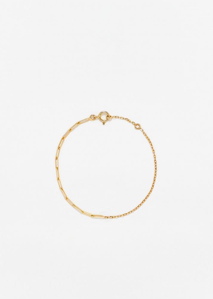 yvonne léon bracelet solitaire nu pm or jaune