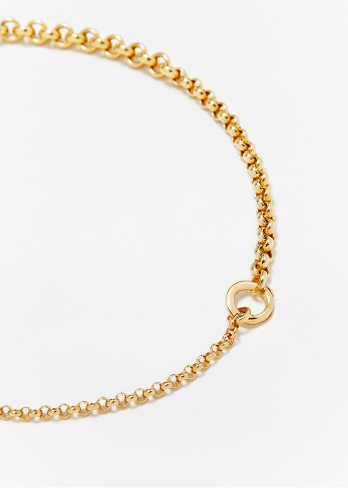 Yvonne Léon Collier Jaseron Or Jaune