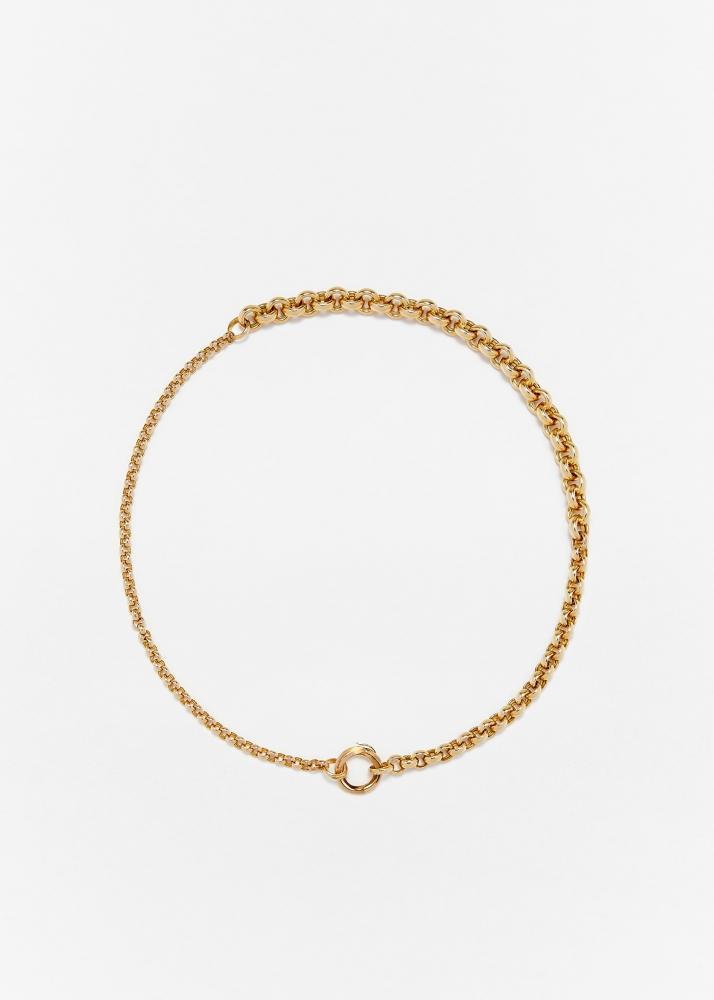 yvonne léon collier jaseron or jaune