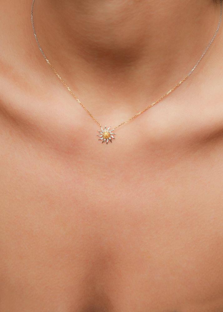 Yvonne Léon Collier Mini Soleil 2 Ors