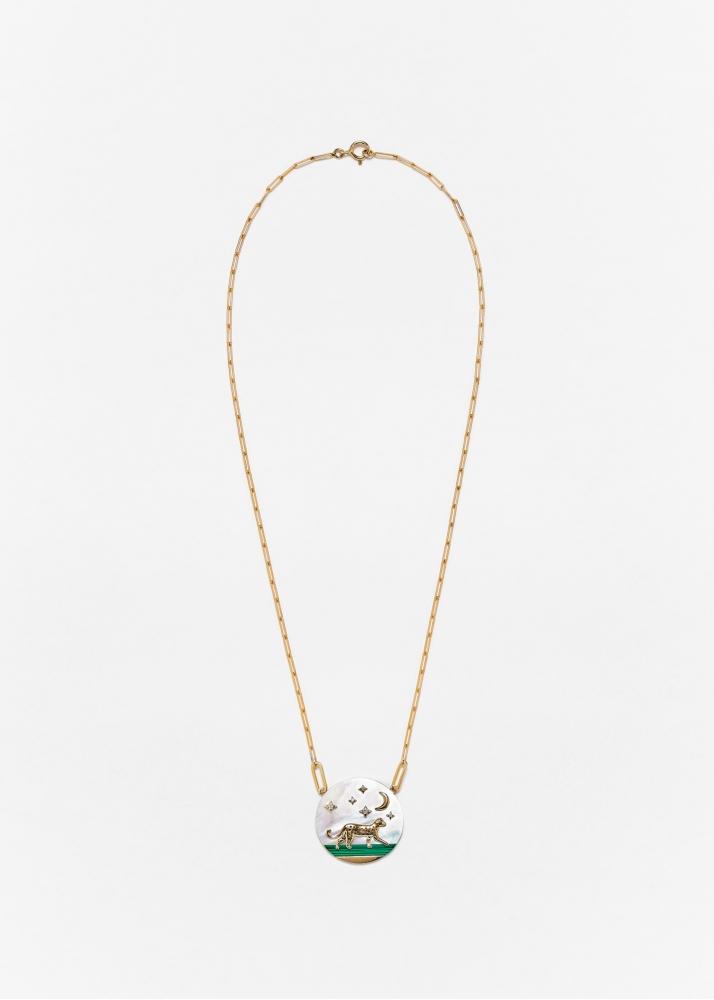 Yvonne Léon Collier " Rêves étoilés " Or Jaune