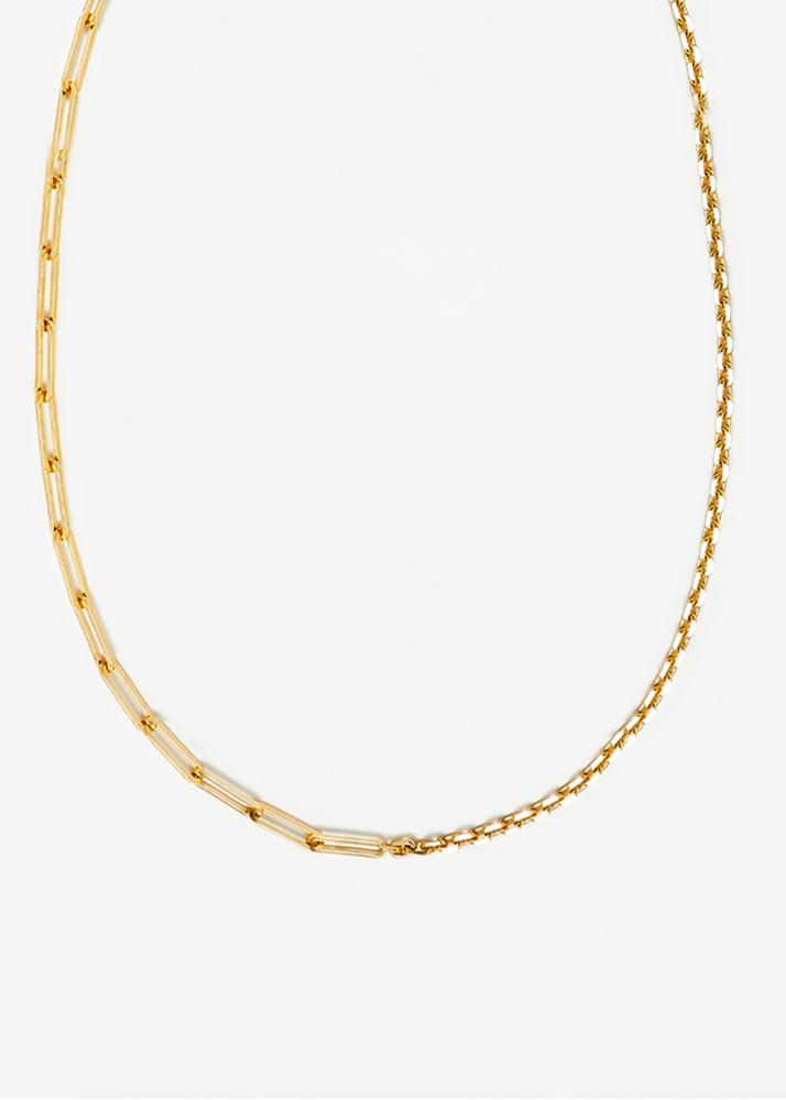 yvonne léon collier solitaire nu gm or jaune