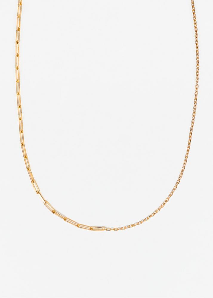 yvonne léon collier solitaire nu pm or jaune