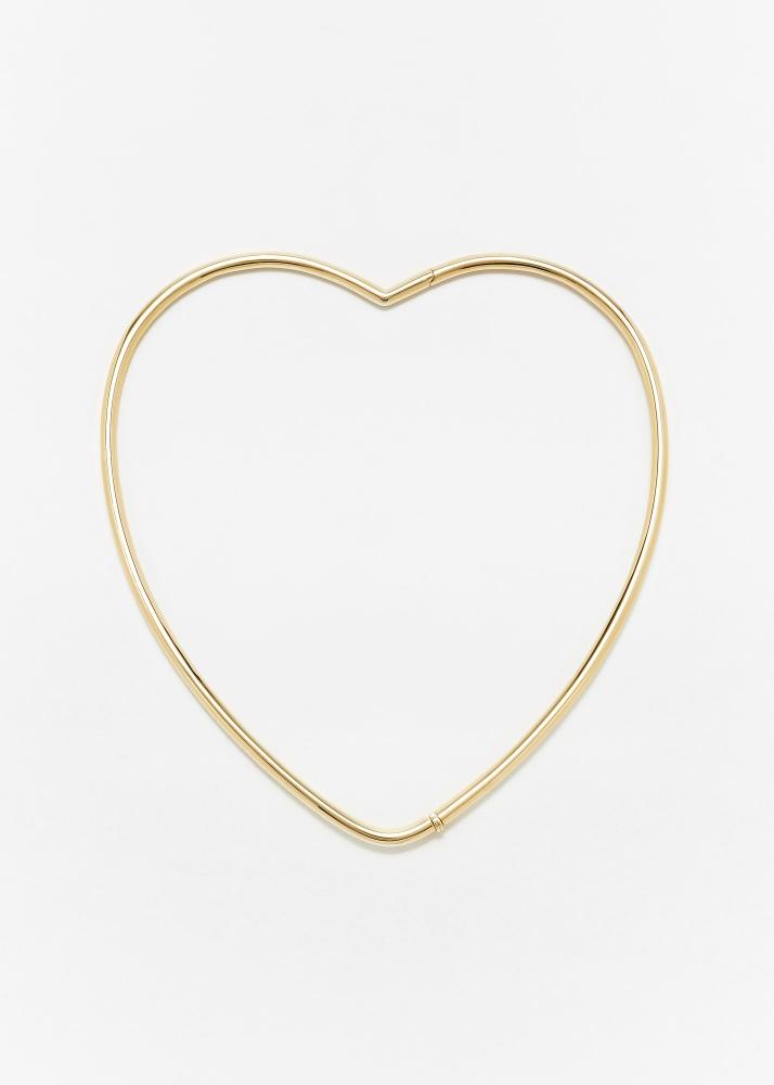 yvonne léon collier torque cœur lisse or jaune