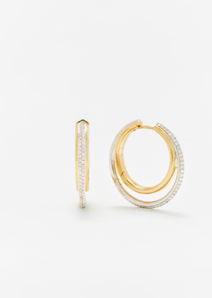 yvonne léon paire de créoles hula hoop gm 2 ors