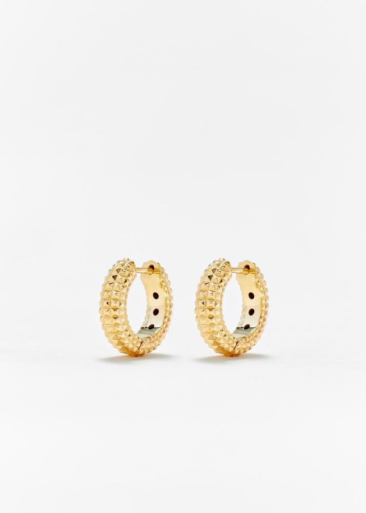 yvonne léon paire de créoles picotti or jaune