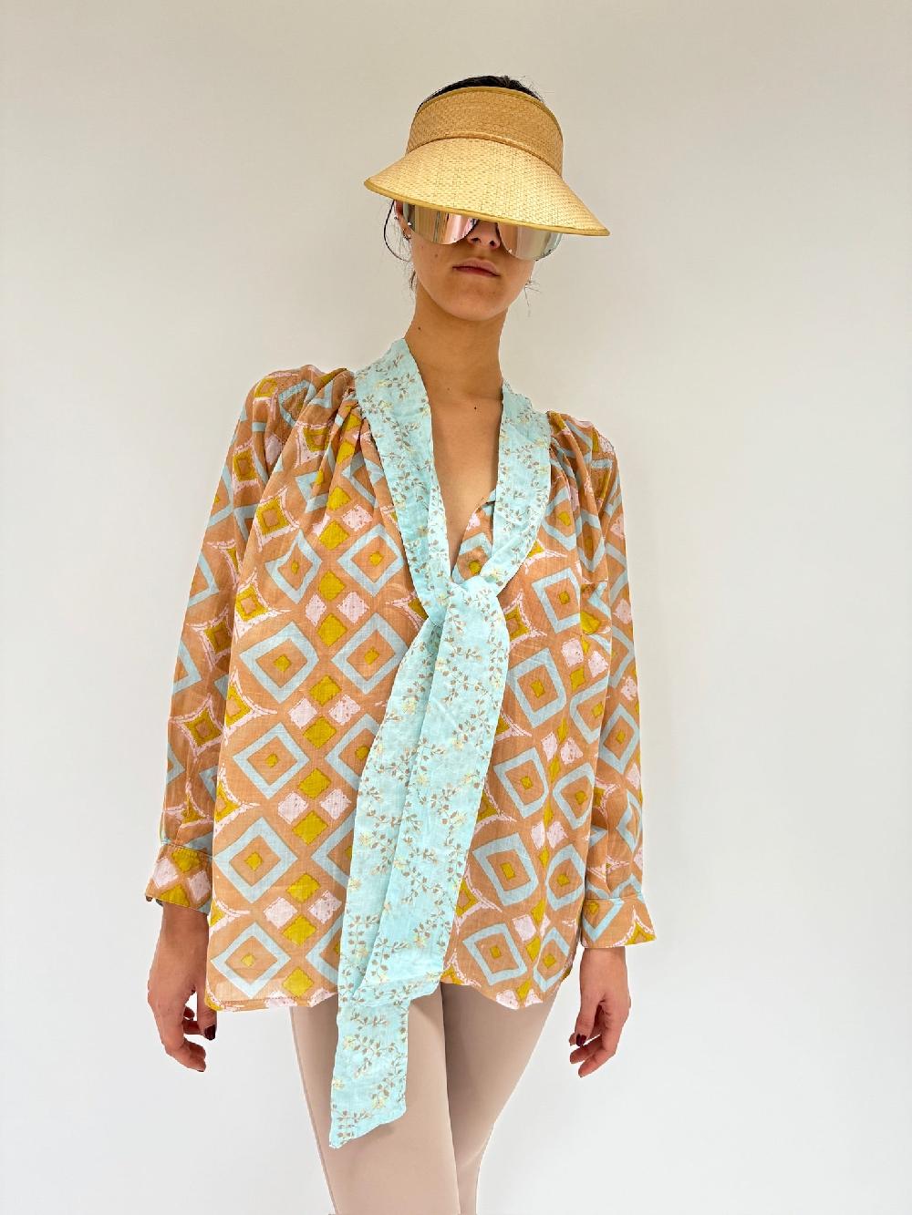 yvonne sporre Bow Blouse