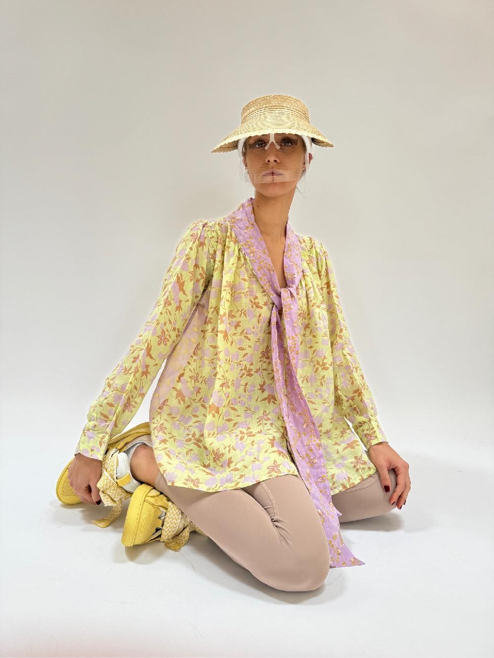 yvonne sporre Bow Blouse