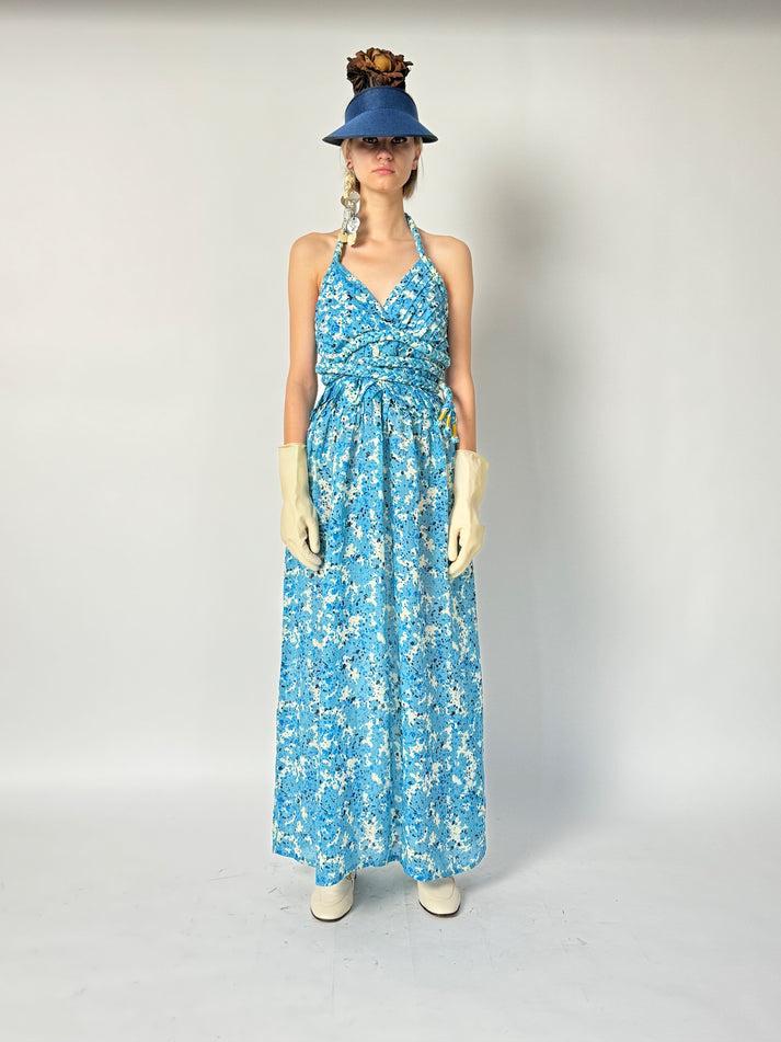Yvonne Sporre Braid Halterneck Dress