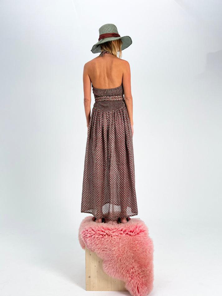 Yvonne Sporre Braid Halterneck Dress