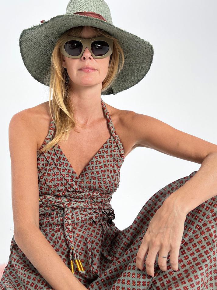 Yvonne Sporre Braid Halterneck Dress