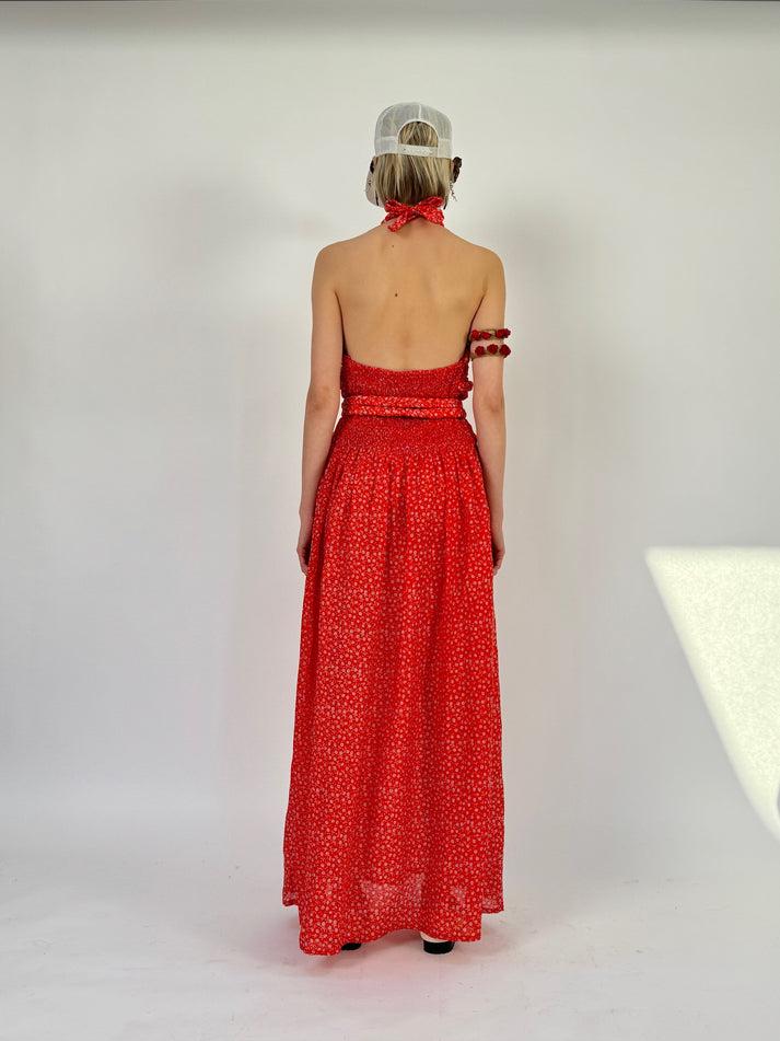 Yvonne Sporre Braid Halterneck Dress