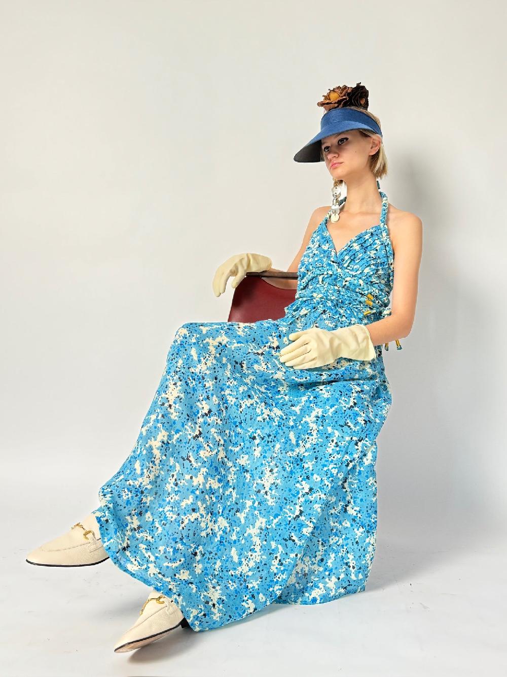 yvonne sporre Braid Halterneck Dress