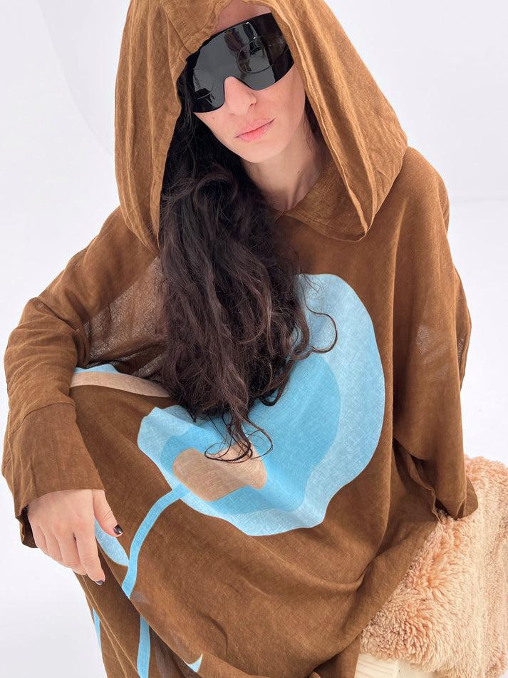 Yvonne Sporre Djelaba Hood Long