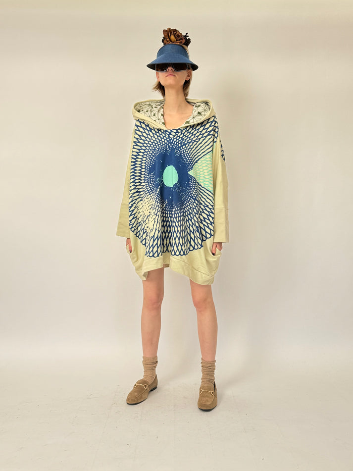 Yvonne Sporre Djelaba Hood Short