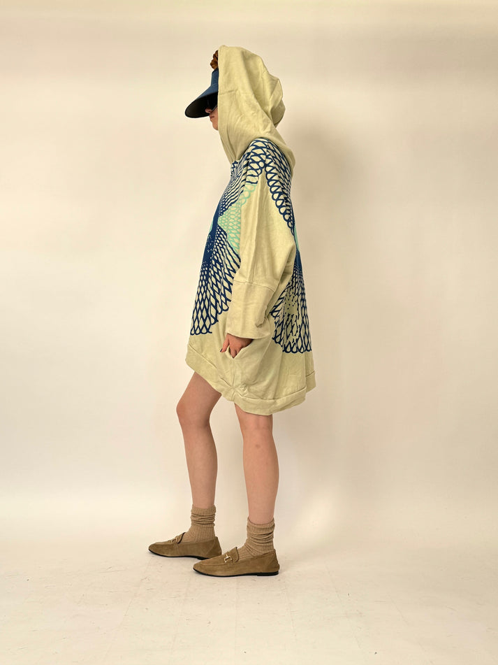 Yvonne Sporre Djelaba Hood Short