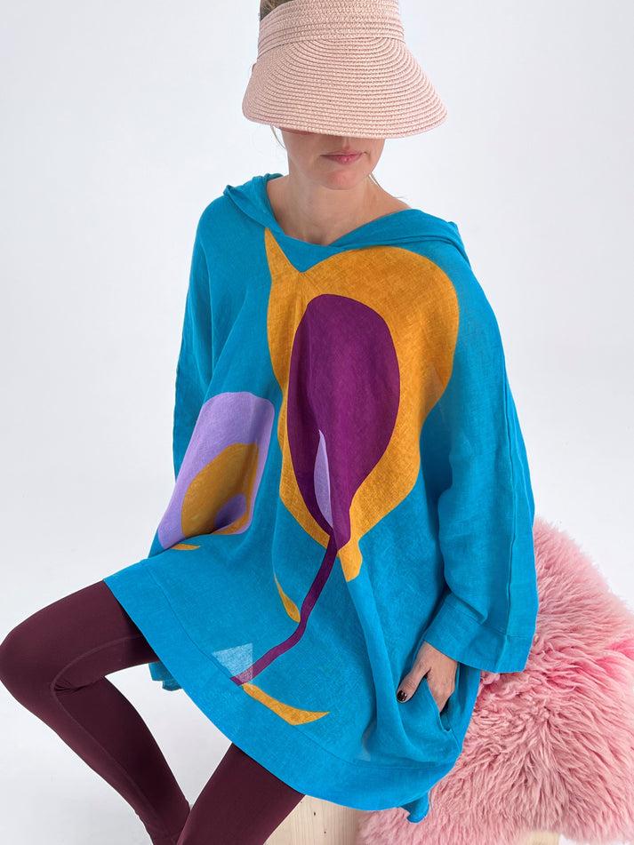 Yvonne Sporre Djelaba Hood Short