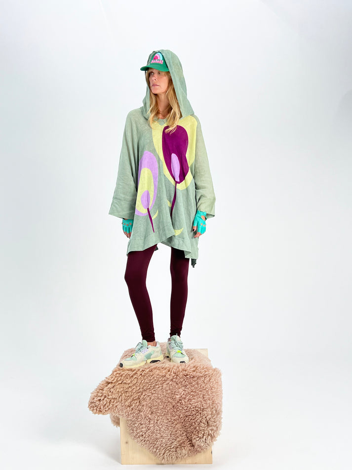 Yvonne Sporre Djelaba Hood Short