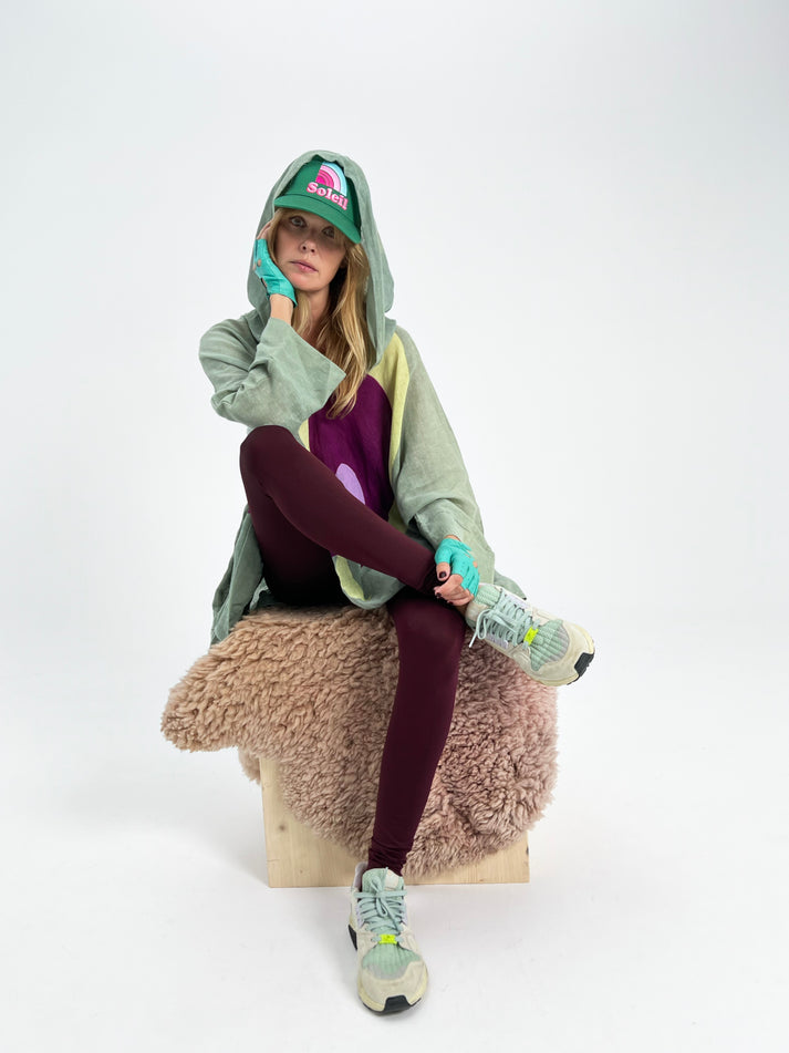 Yvonne Sporre Djelaba Hood Short