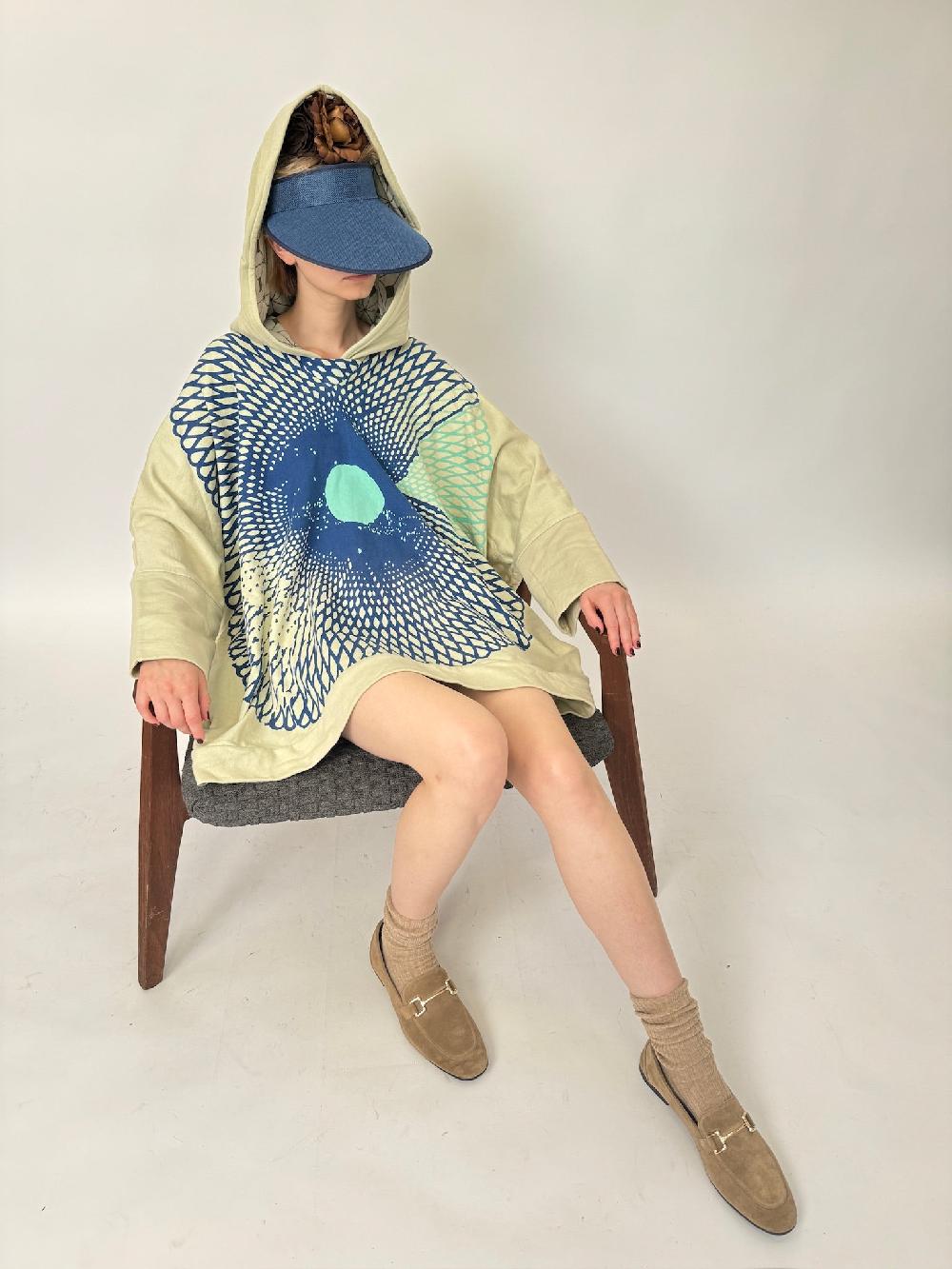 yvonne sporre Djelaba Hood Short