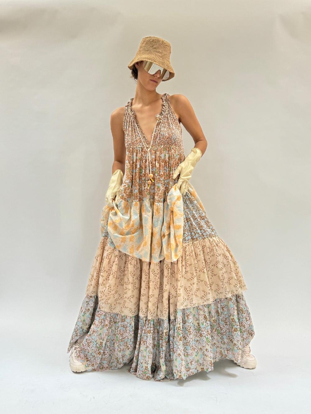 yvonne sporre Double Maxi Hippydress Sleeveless