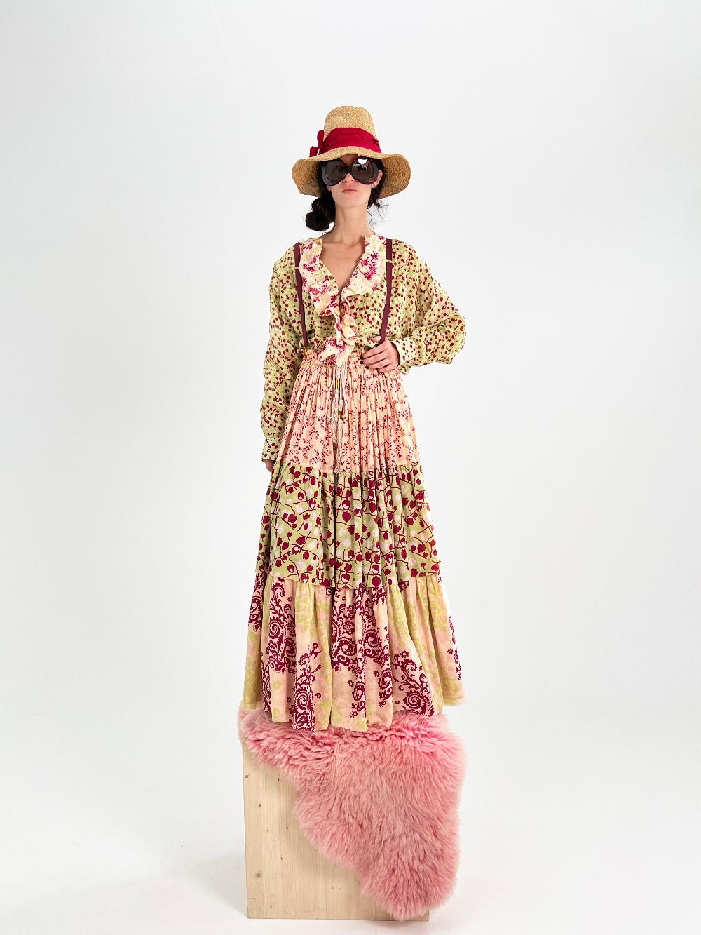 yvonne sporre Double Maxi Skirt